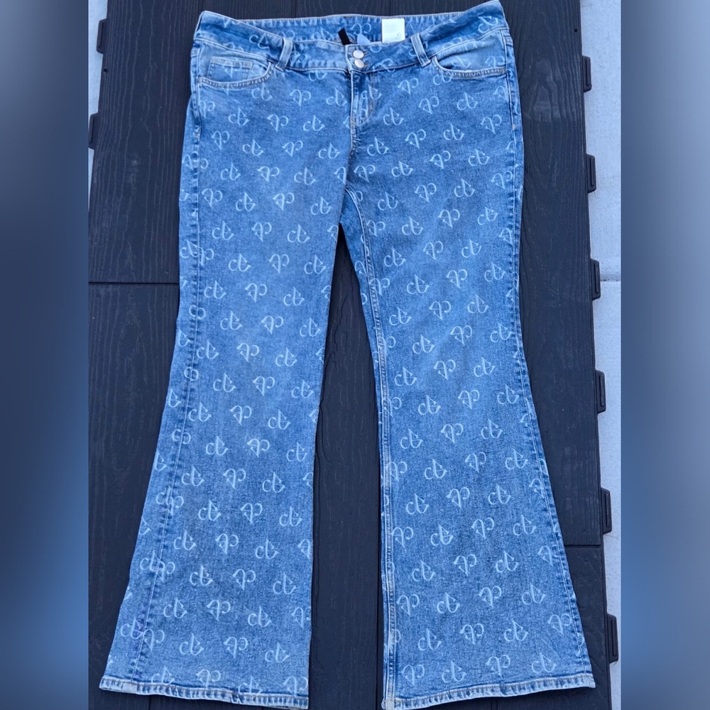 H&M x Blackpink Y2K Low-Rise Flared Jeans Size 16 – Pre-Loved